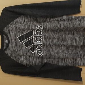 Adidas Women's XL 18 - 20 Long Sleeve Dri Fit Fabric Shirt